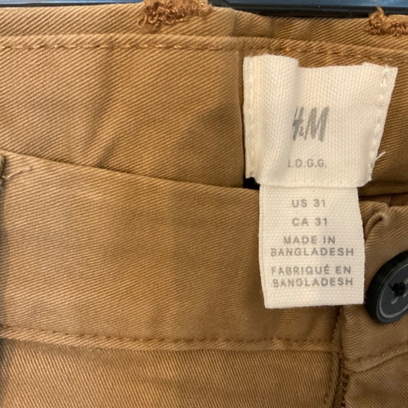 #0199 Men’s flat front pants H&M Size: 31 color: copper - Picture 3 of 3